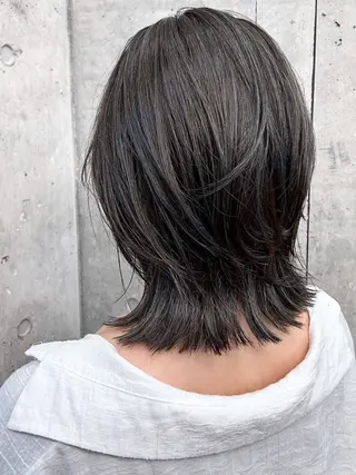 ロング カラー ヘアアレンジ 縮毛矯正特化 指名No.1shunのヘアスタイル