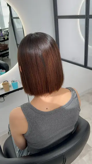 ショート Marin 💗暖色カラー💗のヘアスタイル