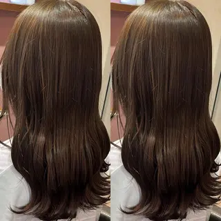 ロング カラー 髪質改善・縮毛矯正 特化・ユウシンのヘアスタイル
