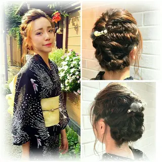 ショート ミディアム セミロング ロング ヘアアレンジ .. meiのヘアスタイル
