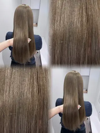 ロング 透明感カラー🥣⌇ AO🩵໒꒱のヘアスタイル