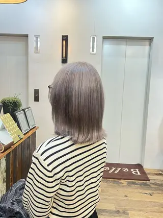 カラー 東茉央/ブリーチ /パーマ🧸銀座のヘアスタイル