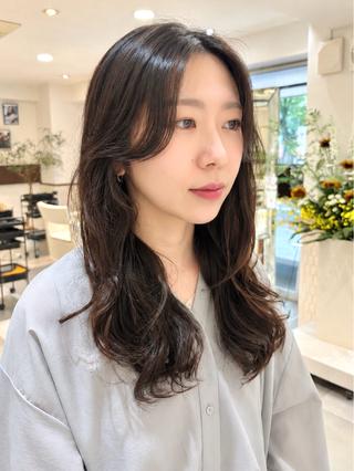 パーマ コテ巻き風パーマ 藤澤 知彌のヘアスタイル