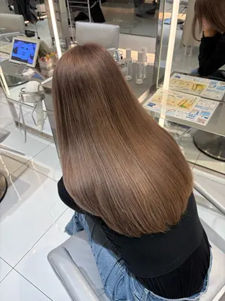 ロング カラー スエキ タクミ／昭島のヘアスタイル