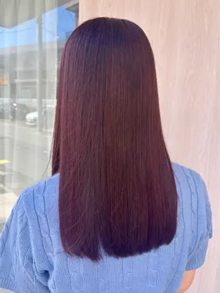 ロング カラー 石川 潤のヘアスタイル