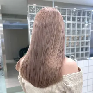 ロング カラー 渋谷ブリーチカラー✨ sara💛のヘアスタイル
