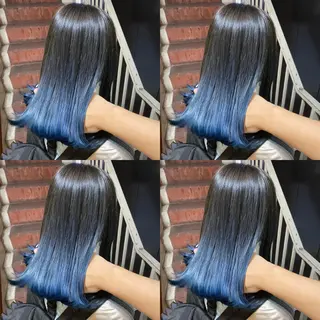 ミディアム カラー レイヤー×艶髪特化 マネージャー安藤光司のヘアスタイル