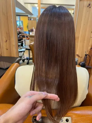 ロング ⚪️髪質改善 縮毛 店長 コウ⚪️のヘアスタイル