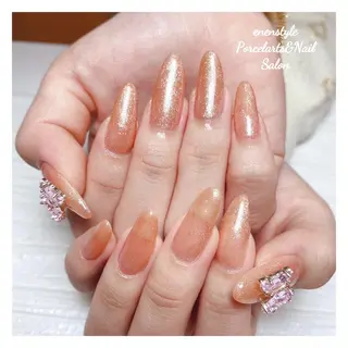 ミディアム ネイル 🐾enen style 🐾のネイルデザイン