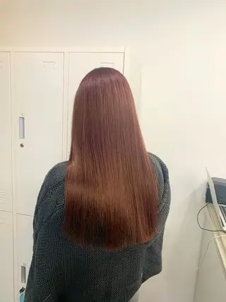 ロング カラー 赤みゼロ/透明感 カラー🌿KANTAのヘアスタイル
