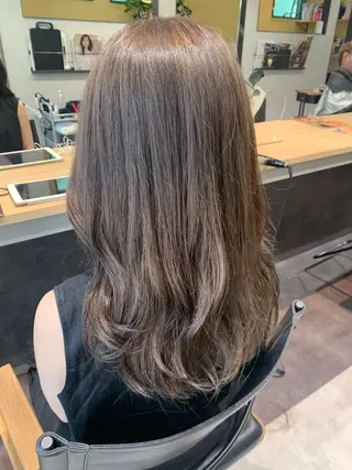 ロング カラー hubhair レイヤー/透明感のヘアスタイル