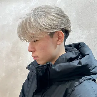 ショート カラー メンズ 山﨑 結太のヘアスタイル