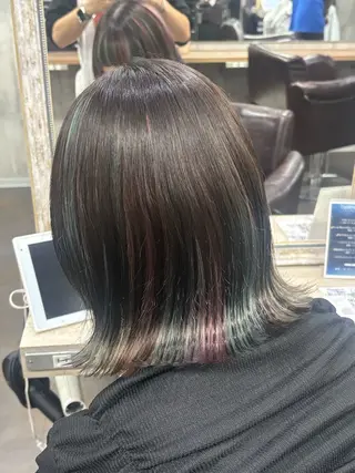 ショート ボブ/ブリーチなし艶 カラー🫧sHOMaのヘアスタイル