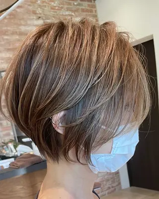 ショート ショート特化／銀座／ 冨田 湖翠のヘアスタイル
