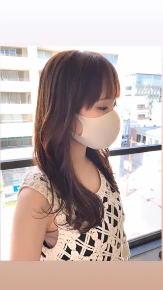 ミディアム 寺尾 迅平のヘアスタイル