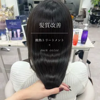ロング カラー 美髪矯正/シークレッ トハイライト🤍りさのヘアスタイル