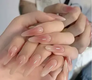 ネイル YumiNail 長さだし&ハンドケアのネイルデザイン