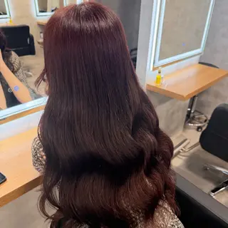 カラー 暖色/透明感カラー 🤍yuzuho🫧のヘアスタイル