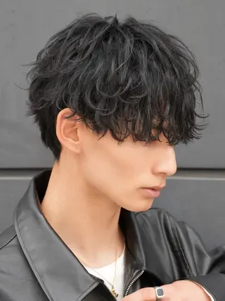 ショート カラー メンズ fifthOITA 渡邊大瀬のヘアスタイル