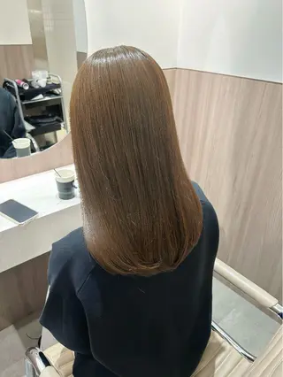 ミディアム カラー ヘアアレンジ メンズ ‎透明感×艶髪 ‎🫒maki🎀のヘアスタイル