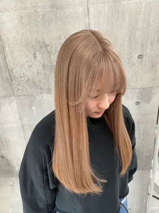 ロング カラー ヘアアレンジ メンズ 🌈【🎀ヘアデザイ ナー🎀】✨ノン✨のヘアスタイル