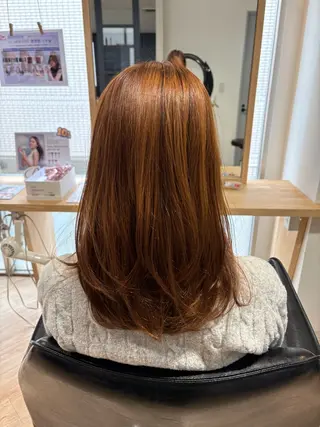セミロング 荒木 帆香のヘアスタイル