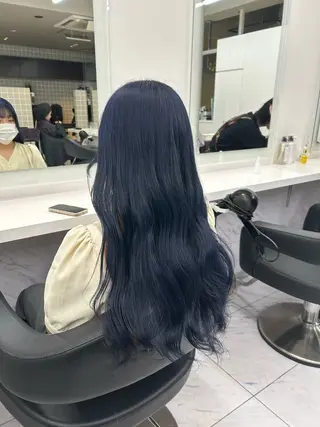 ミディアム カラー パーマ ヘアアレンジ メンズ キッズ 🦋縮毛/韓国レイヤ ー/透明感カラー🦋のヘアスタイル