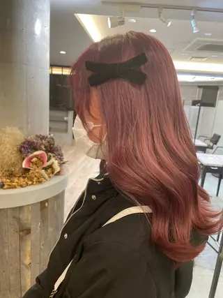 ロング ♡似合わせ ♡ハイトーン♡のヘアスタイル