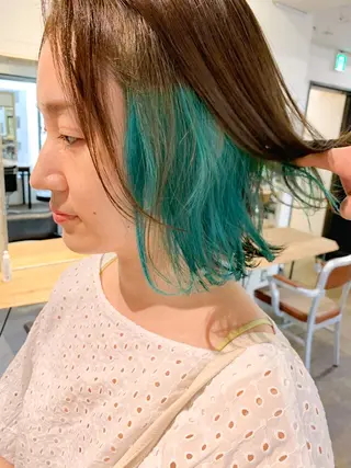 ショート カラー メンズパーマ メンズ特化ryoのヘアスタイル