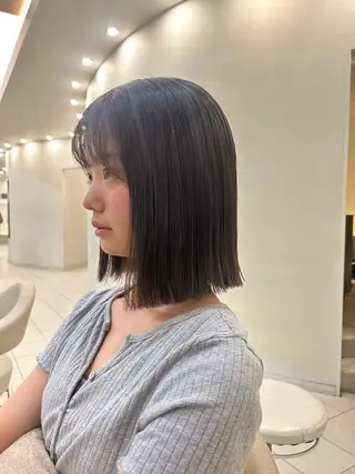 ショート 🍀似合わせ透明感 カラーアヤナ🍀のヘアスタイル