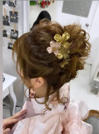 ヘアアレンジ ヘアセットサロン ココのヘアスタイル
