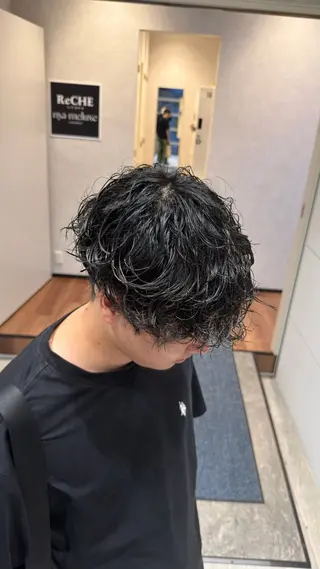 セミロング メンズ メンズハイライト 💫TAISEI💫のヘアスタイル