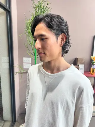 ミディアム メンズ 小笠原悠斗 /メンズヘアのヘアスタイル