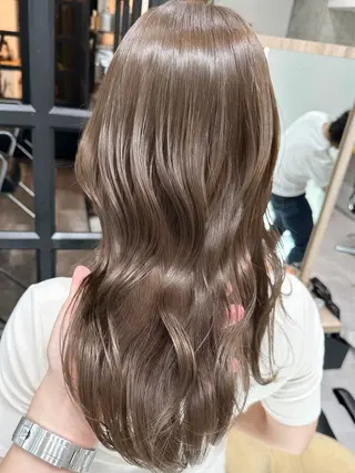 セミロング ✨透明感カラー 恵比寿HAYATO✨のヘアスタイル