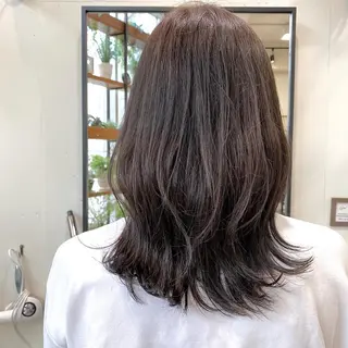 ミディアム カラー ヘアアレンジ 【ダメージレス施術】 【透明感】北村 拓也のヘアスタイル