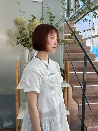 ショート かがやしづ ⭐️ベージュのヘアスタイル