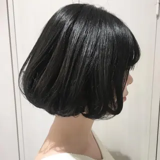 ショート カラー 似合わせ/レイヤー /ボブ/新谷のヘアスタイル