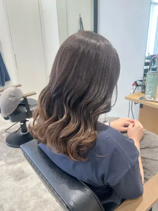 セミロング recipe la couleurりんかのヘアスタイル