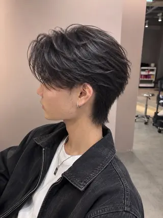 ショート カラー パーマ ヘアアレンジ メンズ 大宮/曲がる縮毛矯正 /毛流れ特化/NAOのヘアスタイル