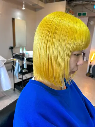 ショート カラー TOSHIKI 透明感カラー🌈のヘアスタイル