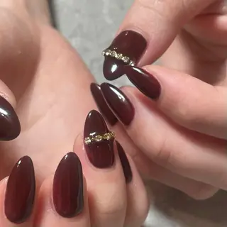 ネイル Sun Brown Mireiのネイルデザイン