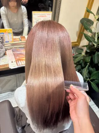 カラー 福田 楓華のヘアスタイル