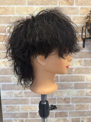 ショート パーマ メンズ 澤木優輝 【cuaura】のヘアスタイル