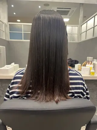 セミロング メンズ 加藤 碧唯のヘアスタイル
