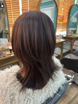 ミディアム 急募 SHOKIのヘアスタイル