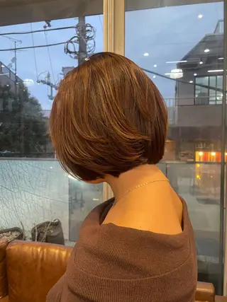 ショート カラー 🍋髪質改善× 透明感カラー ジュリのヘアスタイル
