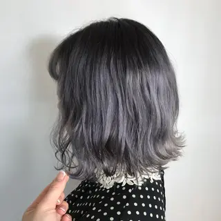 ミディアム カラー YUI𓍯ｴｸｽﾃ /ﾆｭｱﾝｽｶﾗｰのヘアスタイル