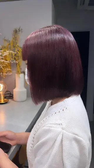 カラー 横田 美咲のヘアスタイル