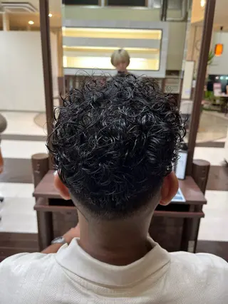 ショート パーマ メンズ 🧊メンズ特化🧊 高木航希のヘアスタイル
