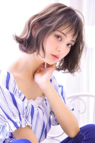 ショート カラー ヘアアレンジ 中田 敏明のヘアスタイル